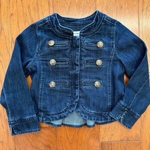 Baby Gap Blue Denim Jean Jacket Toddler Girl 3 years / 3T